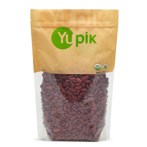 Yupik Organic Dark Red Kidney Beans, 2.2 lb (35.3 oz), Non-GMO, Vegan