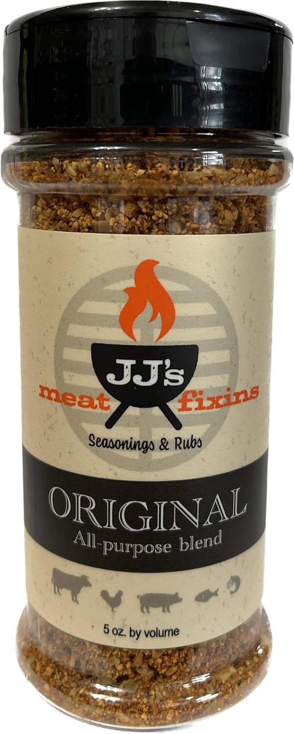 JJ's Meat Fixins' JJ's Meat Fixins Original All-Purpose Blend-Net Wt. 5oz (142g)-8 fl oz. Bottle