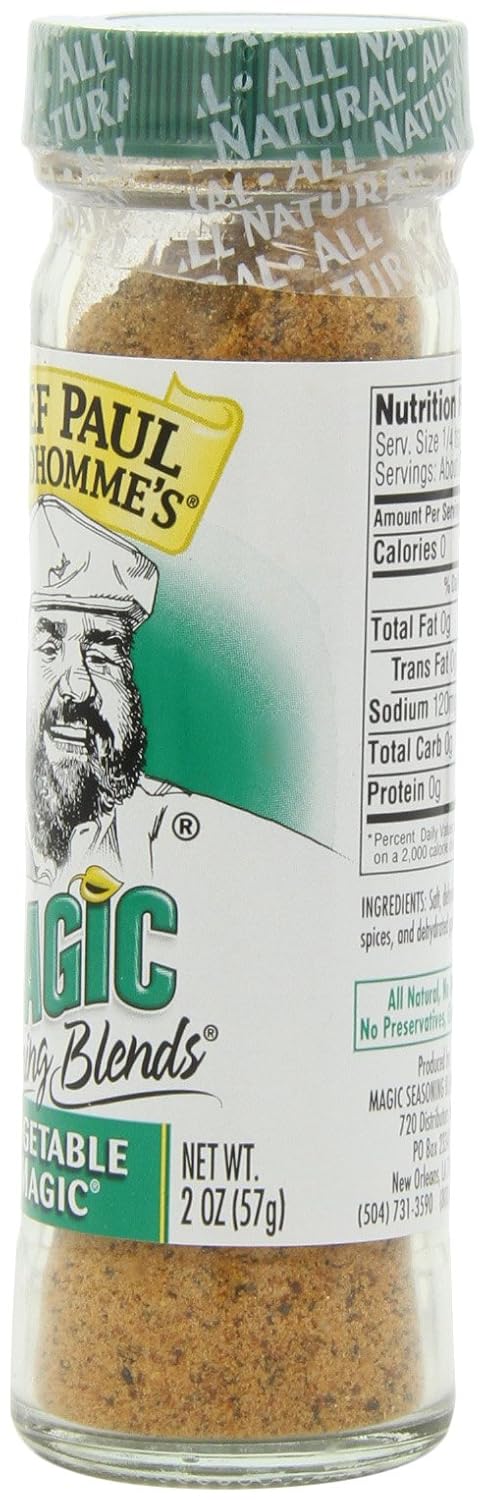 2 (Pack 6) Magic Seasoning Blends Vegetable Magic, Ounce