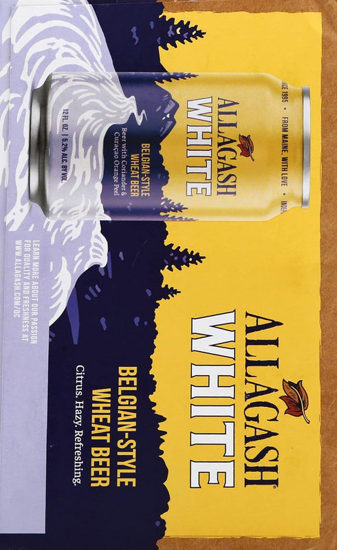 Allagash 12pk, 12 Oz Brewery, Wheat Beer White, Fl Cans