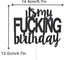 Funny Happy Birthday Cake Topper - It’s My Birthday Party Decorations