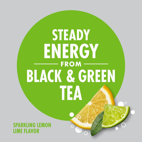 V8 +ENERGY V8 11.5 OZ (Pack 12) +SPARKLING ENERGY Lemon Lime Energy Drink, Made with Real Vegetable and Fruit Juices