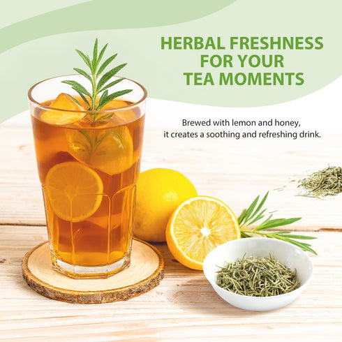 4.2 oz (120g), Soeos Dried Rosemary Leaves, Whole Rosemary for Cooking, Seasoning, Baking, Roasting, Marinades and Tea