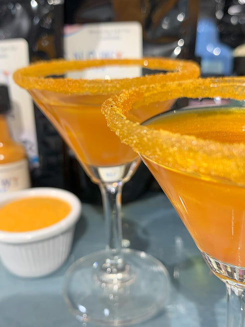 Rimmer, Rimmer, Rimming (3oz Snowy River Orange Cocktail Salt - Naturally Colored Margarita Salt, Margarita Beverage