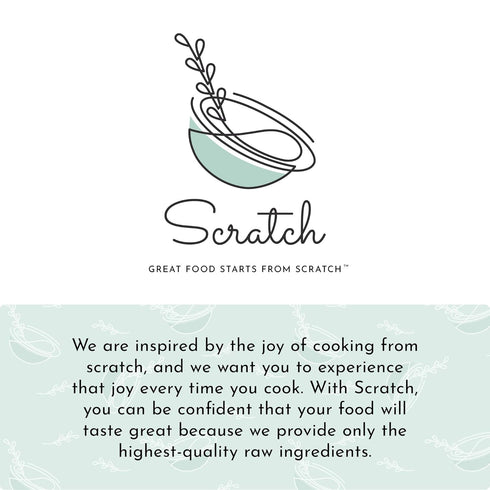 Scratch Premium Defatted Soybean Flour, Gourmet Baking Ingredients, Low Fat Healthy Flour Substitute, 10oz