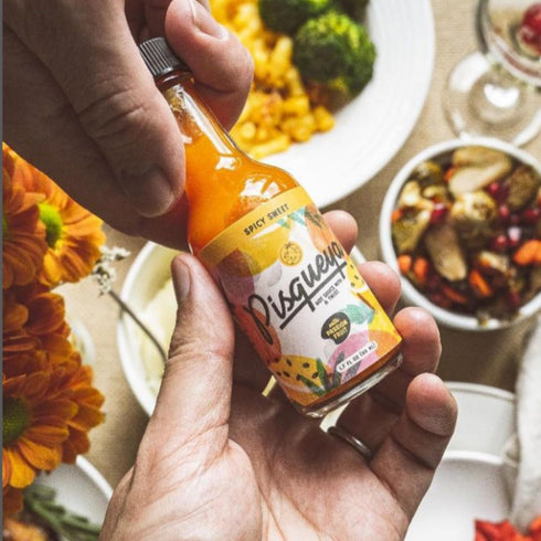 5 oz (1-Pack) Spicy Sweet Passion Fruit by Pisqueya, Mild Heat Hot Sauce With Flavors of Passion Fruit, Chili Peppers
