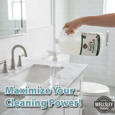 Wellsley Farms 1 (128 fl.oz.) 5% Distilled White Vinegar. Gallon Acidity