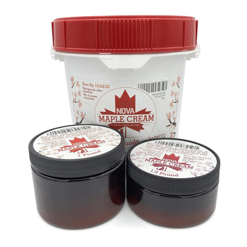 (1 Nova Maple Cream - Pure Grade-A Maple Cream Butter Spread Pound)