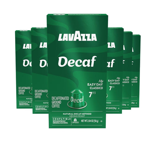 Lavazza Espresso Maestro Decaf (DEK) Aluminum Capsules Compatible with Nespresso* Original Machines,