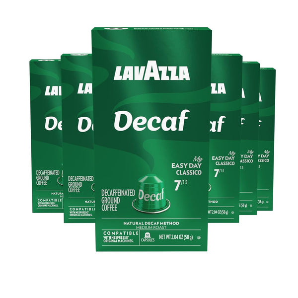Lavazza Espresso Maestro Decaf (DEK) Aluminum Capsules Compatible with Nespresso* Original Machines,