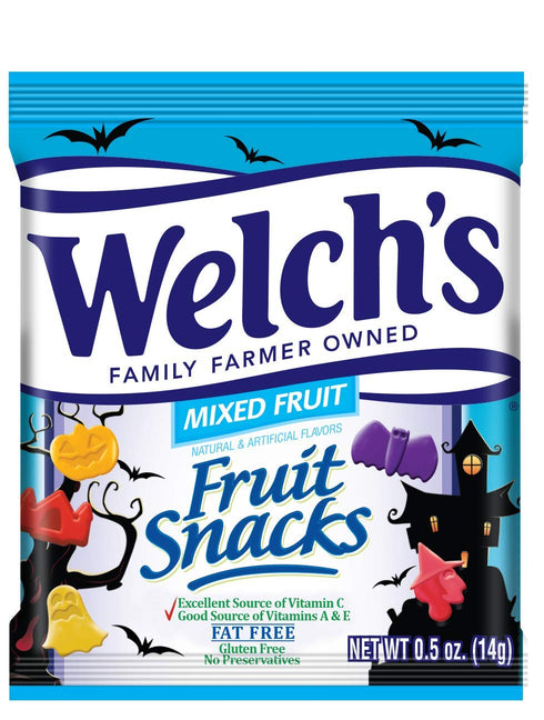 0.5 85 Count Welch's Halloween Fun Size Fruit Snacks, Ounce