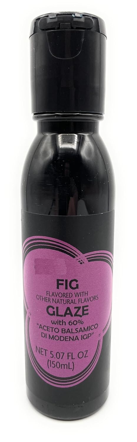 Generic Fig Flavored Glaze Balsamic Vinegar of Modena, Product of Italy 5.07 fl.