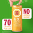 8.4 OZ, 24 IZZE Sparkling Juice Beverage Blend, Peach, No Sugar Added, FL Cans