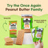 2.5 1 (40 oz) Once Again Organic Crunchy Peanut Butter No Sugar Added - Large Pound Jar - Single Ingredient, Unsalted
