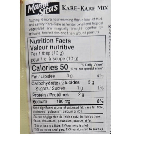 Mama Sita's Mixed Spices | 6 Packs of Marinades, Sauces, and Seasonings | Kare-Kare Peanut Sauce Mix