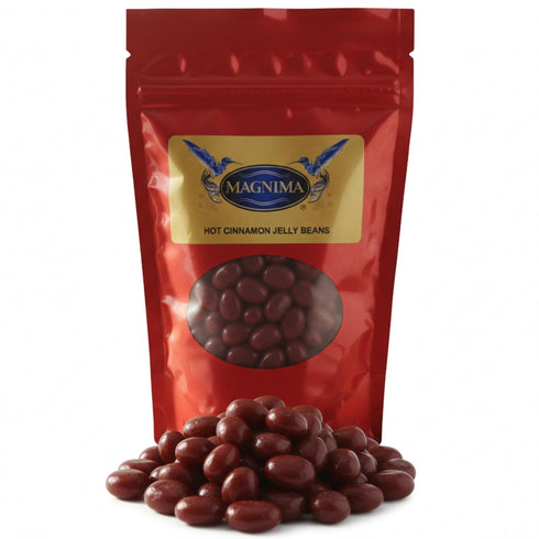 Hot Cinnamon Jelly Beans No Artificial Flavors or Colors Gluten-Free and Fat-Free