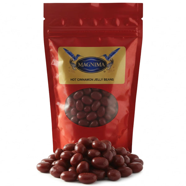 Hot Cinnamon Jelly Beans No Artificial Flavors or Colors Gluten-Free and Fat-Free