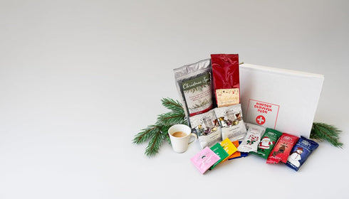 Coffee Masters Holiday Gift Box - Assorted Coffee, Cocoa, and Tea Delights