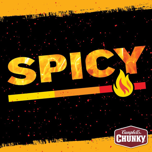 19 oz Campbells Chunky Spicy Mexican-Style Chili With Beans, Can