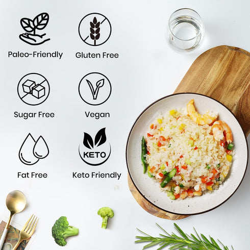 (32g) 16 Packs, VOLO VERO High Protein Ramen Noodles, Konjac Rice, Vegan, Plant-Based, Non-Fried, Low Carb, Low Fat