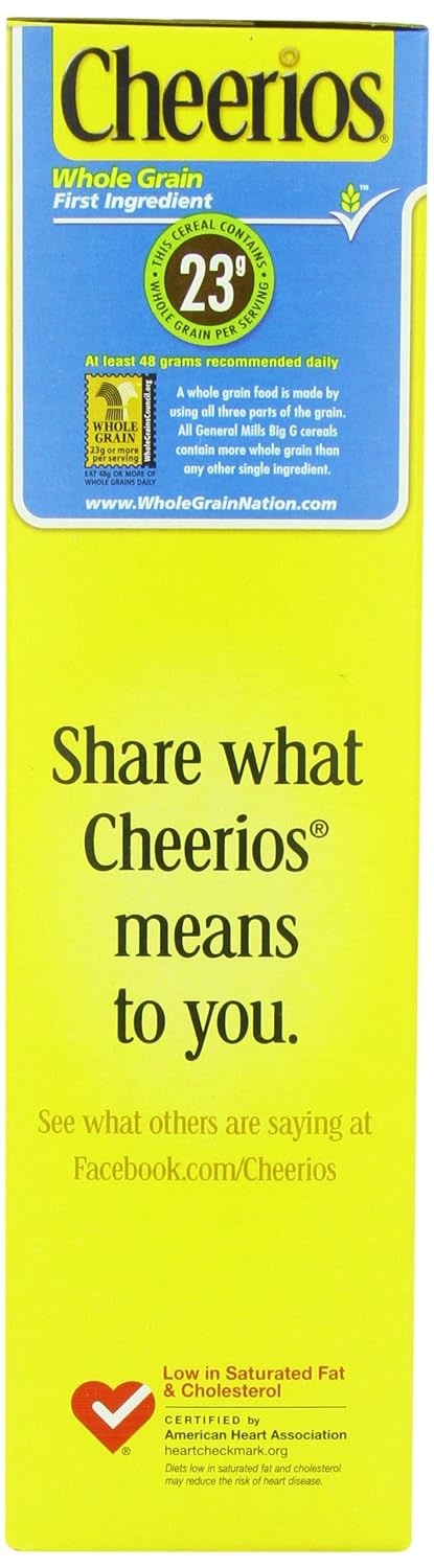 General Mills 14 oz Cheerios Toasted Whole Grain Oat Cereal