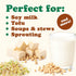 10 Food to Live Organic Soybeans, Pounds Dry Soy Beans, Pure and Natural, Nutritious Snack, High-Protein, Perfect