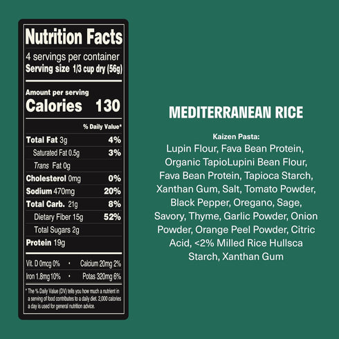 Pack, 20g (6g 8 Pack 3 Kaizen Protein Rice Variety Protein, Low Carb Net Carbs), Keto-Friendly, Gluten-Free, Made