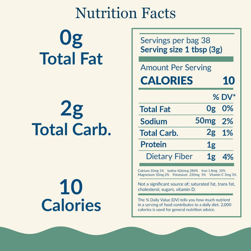 4 oz (Pack 1) Maine Coast Sea Vegetables Organic Dulse Flakes | Seaweed Snacks | Rich in Iodine, Protein & Minerals |
