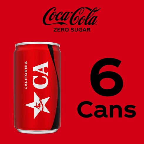 7.5 oz, 6 Pack (Package Coke Zero Sugar Mini-Can fl May Vary)