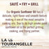La Tourangelle Organic High Oleic Sunflower Oil, Neutral Oil for Medium to High Heat Cooking, 16.9 Fl Oz