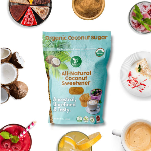 1 (Pack 4): Colibreeco, Organic Coconut Sugar, Pound of Perfect for Sweetening Drinks & Recipes | Low Glycemic Sugar