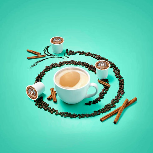 10 Count (Pack 6) The Original Donut Shop One-Step Cinnamon Dulce Cappuccino, Keurig Single-Serve K-Cup Pods