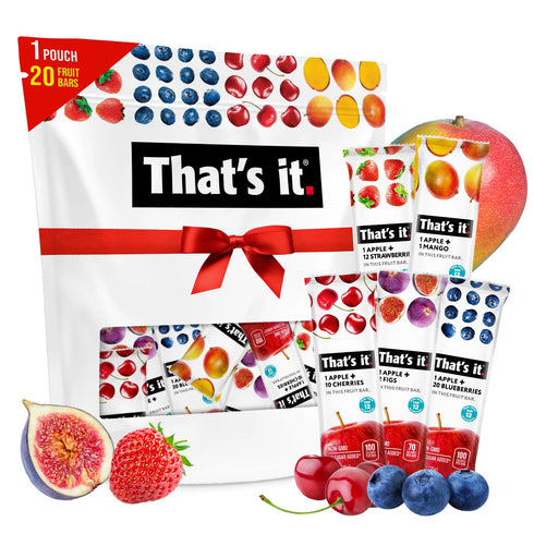 Thats it. Fruit Bars Variety Pack (20 Pack) | 100% Natural Fruit