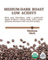 2LB 100% 2lb Subtle Earth Organic Coffee - Medium-Dark Roast - Whole Bean Coffee - Arabica Beans - Low Acidity