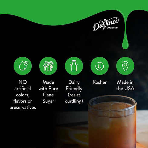 25.4 (Pack 1) DaVinci Gourmet Naturals Almond Syrup, Fluid Ounces