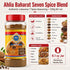 Ahlia 230g (8.1 oz) 7 Baharat Seven Spice Blend All Natural, No Fillers, No Additives Authentic Lebanese Spice