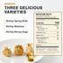 Phillips 24 Fried Dim Sum Pcs Assorted Handmade Asian Shrimp Spring Rolls, Wontons & Money Bags, Crispy Appetizers