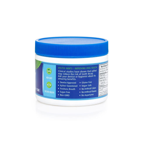 Spry Xylitol Peppermint Sugar Free Candy, 240 Count (Pack of 1) - Promote Oral Health & Stop Bad Breath