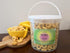 Tarallini Italian Snack Crackers - Family-Size Freshness-Saving Bucket - All Natural, Oven Baked Crunchy Crackers made