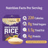 10 Packs 2.12oz Hethstia Dried Konjac Rice, Gluten Free Dried Shirataki Rice, Sugar Free, Plant-Based, Low Fat, Vegan