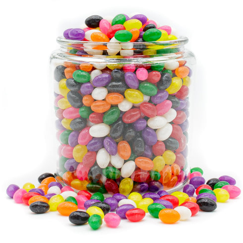 1 lb Jelly Beans Wide Fruit Flavors Assortment, Soft & Chewy, Juicy & Long Lasting Taste, Bulk Jellybeans Candy