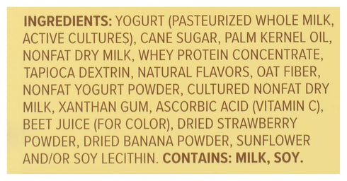 8ct, 5.64 OZ CLIO Strawberry Banana Yogurt Covered Mini Greek Yogurt Bar