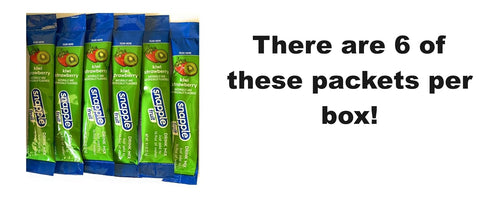Snapple Fruit Packets (2) Kiwi Strawberry Drink Mix - Two Boxes of Six On The Go Flavored Drink Mix - Zero Sugar