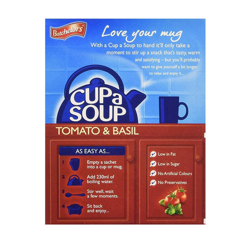 Batchelors Original Cup a Soup Tomato Vegetables with Croutons Imported From The UK England Creamy Tomato Vegetable