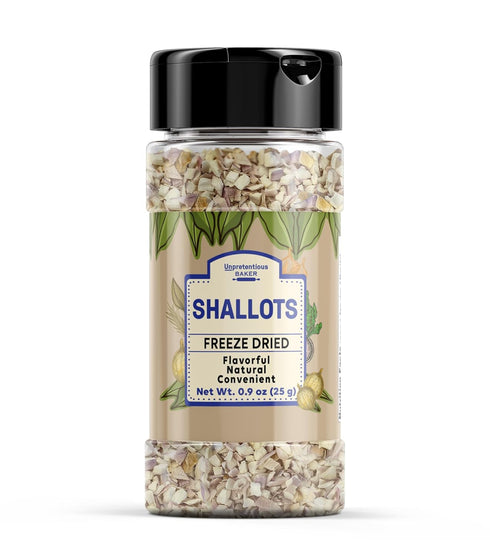 Unpretentious Freeze Dried Shallots, 0.9 oz, Flavorful, Gluten-Free