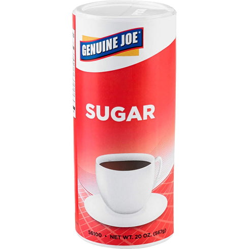 Genuine Joe 20 oz. Sugar Canister, Pack of 3