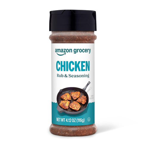 Amazon Grocery, Chicken Rub & Seasoning, 4.12 Oz