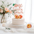 Mis Quince 1st One Sweet Peach Cake Topper, Sweet as a Peach, Birthday Cake Topper, Peach Baby Shower Birthday Party