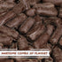 2 lbs Chocolate Covered Strawberry Licorice Bits by Its Delish, Bag Bulk | Strawberry Licorice Bites Coated in Dark