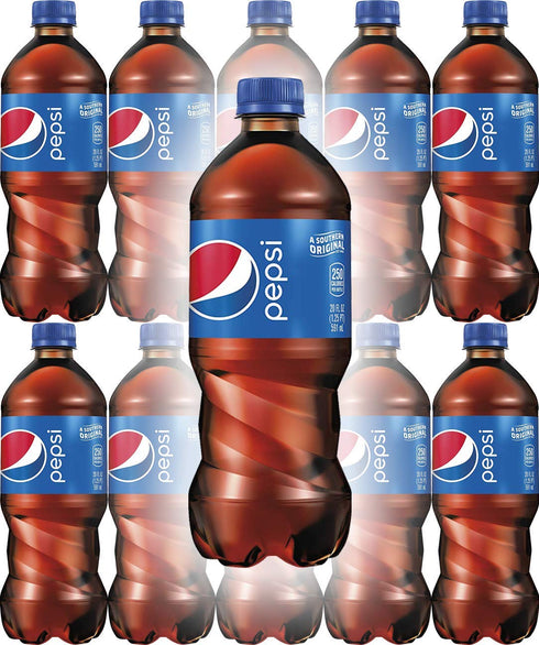 B4Y 20 Oz (12) Pepsi Soda, Bottles